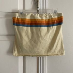 Full tilt Small striped yellow tube top